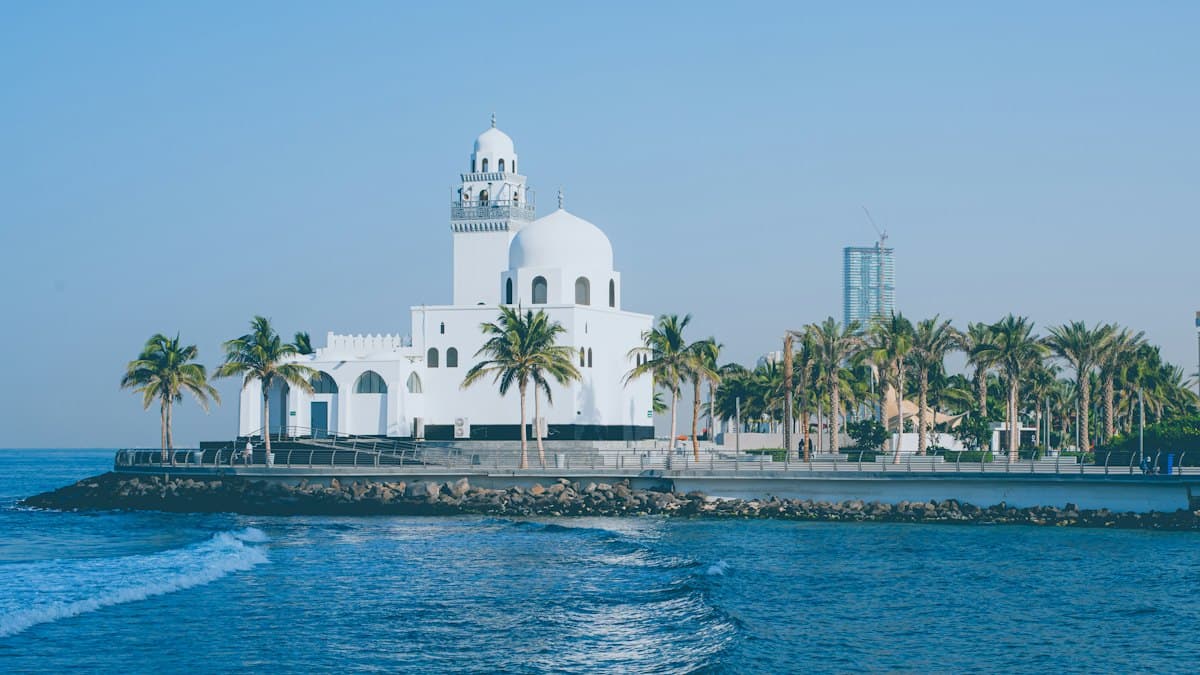 Mosque on the Jeddah waterfront